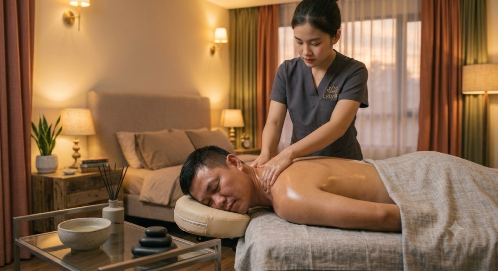 Dịch vụ massage tại LyLy Spa Hà Nội